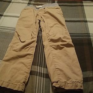 Boys insulated khaki pants